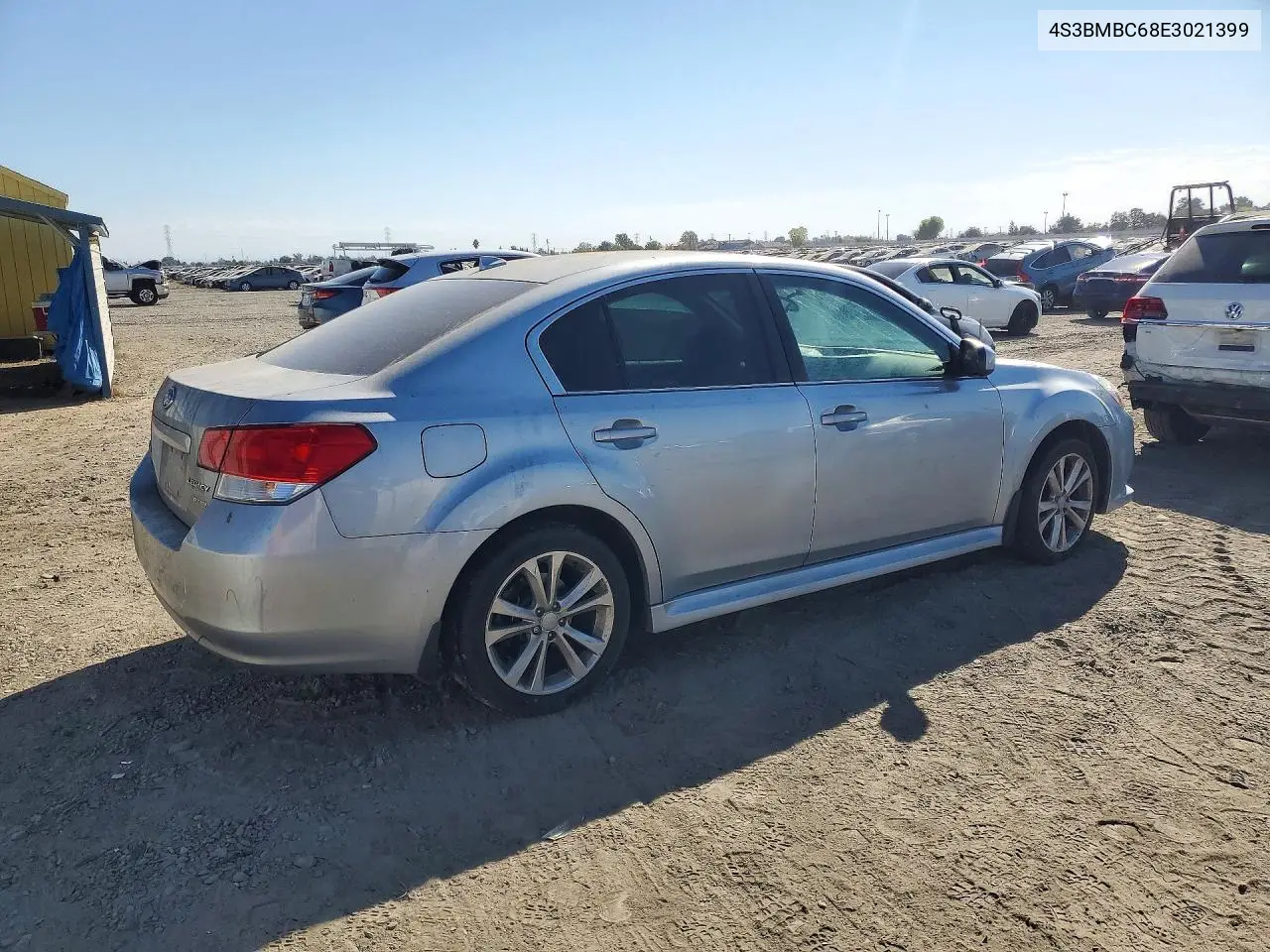 2014 SUBARU LEGACY VIN 4S3BMBC68E3021399 — фото 3