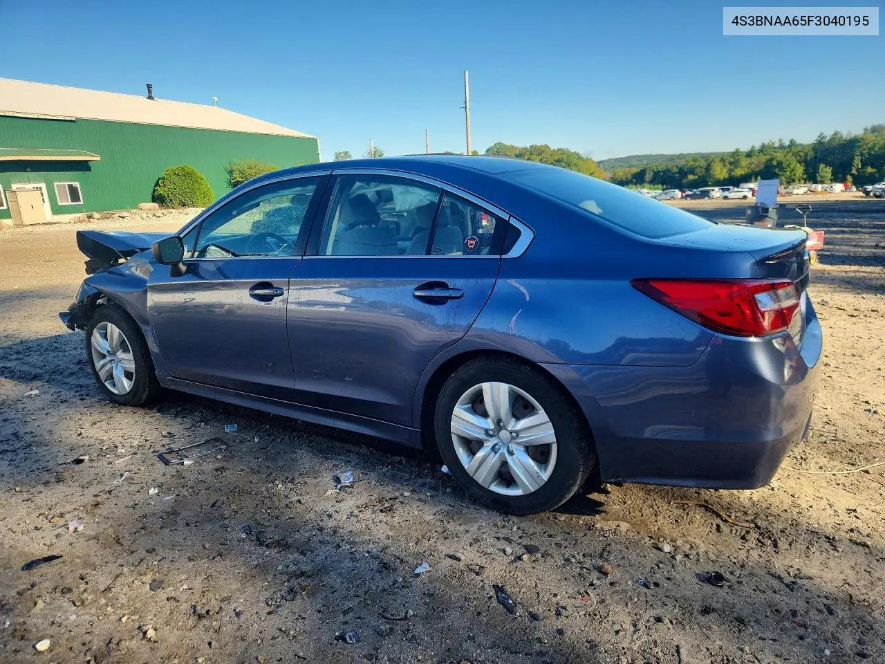 2015 SUBARU LEGACY VIN 4S3BNAA65F3040195 — фото 2