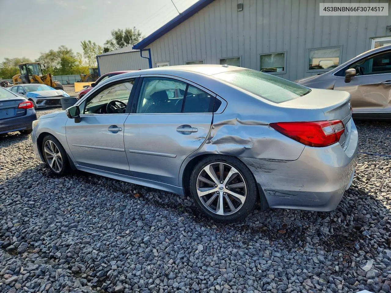 2015 SUBARU LEGACY VIN 4S3BNBN66F3074517 — фото 2