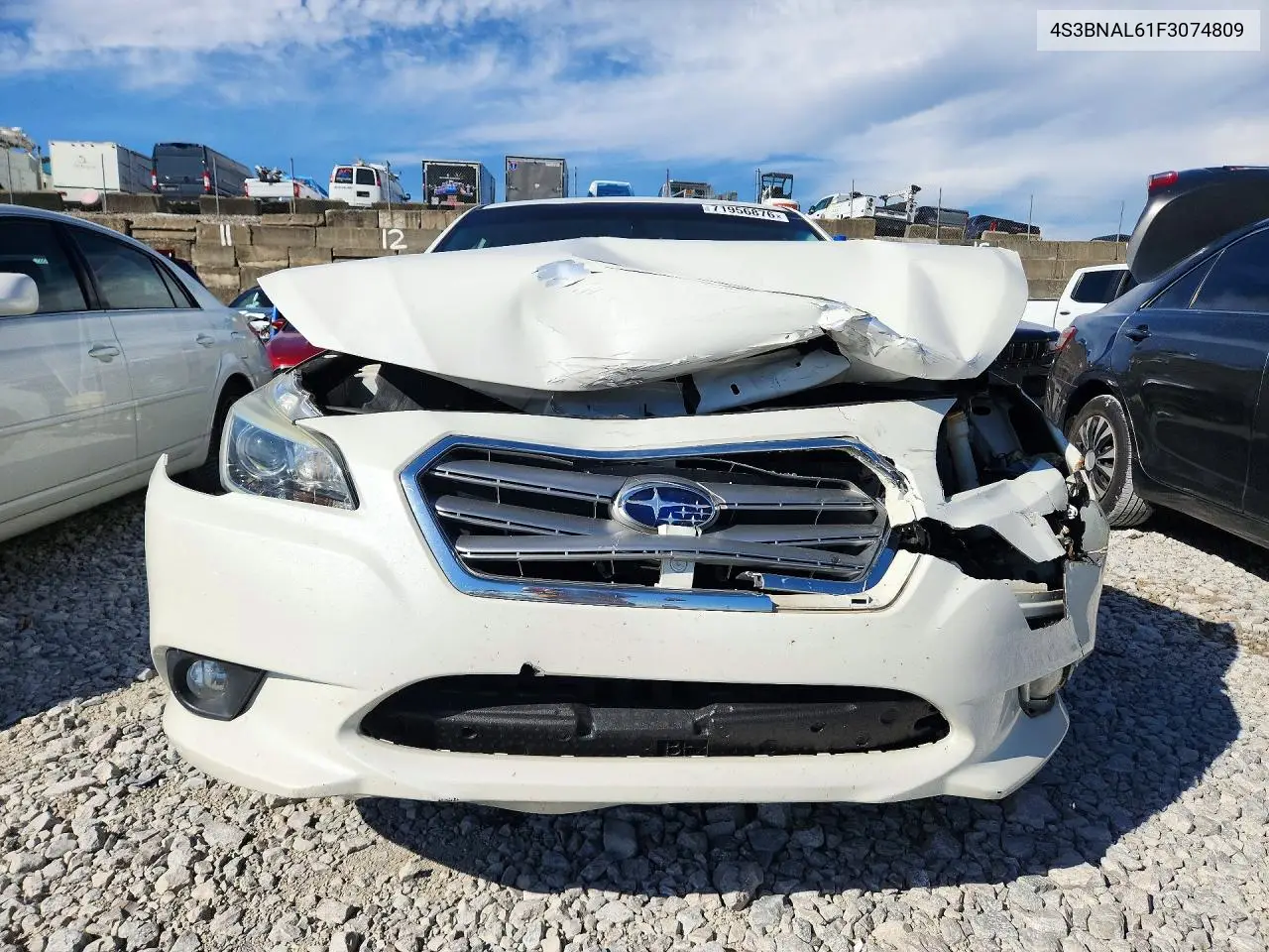 2015 SUBARU LEGACY VIN 4S3BNAL61F3074809 — фото 5