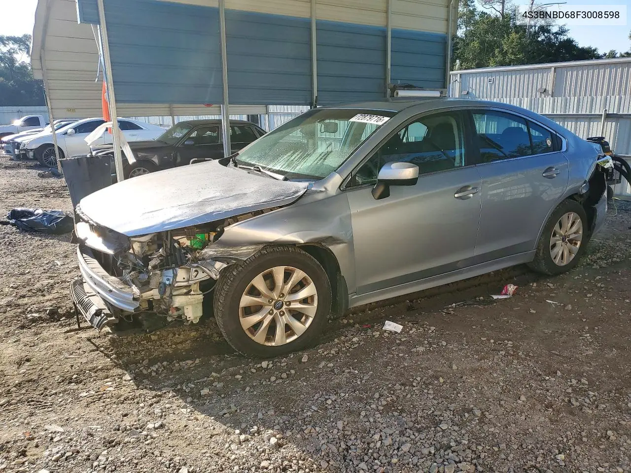 SUBARU LEGACY 2015, VIN 4S3BNBD68F3008598