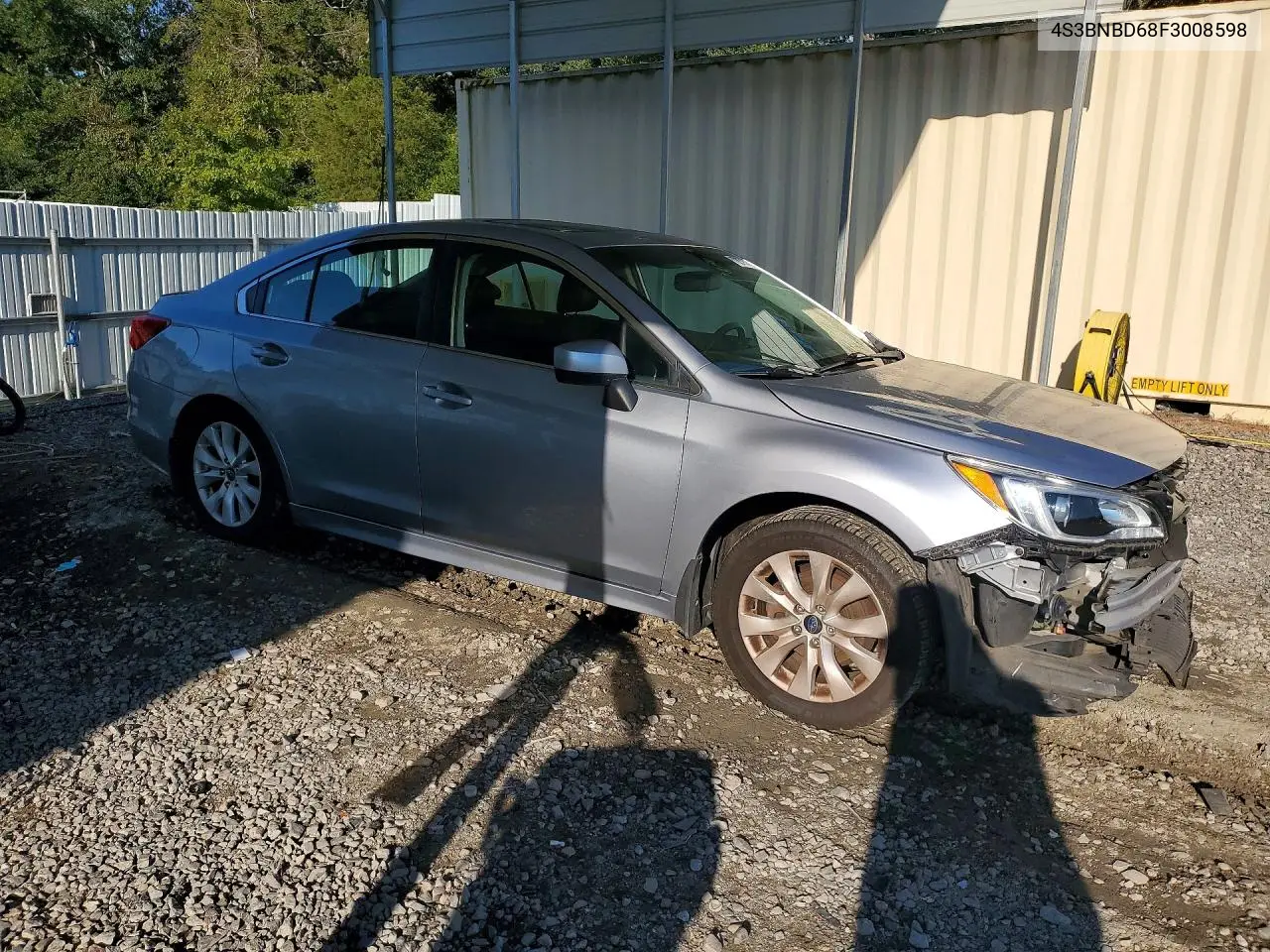 2015 SUBARU LEGACY VIN 4S3BNBD68F3008598 — фото 4