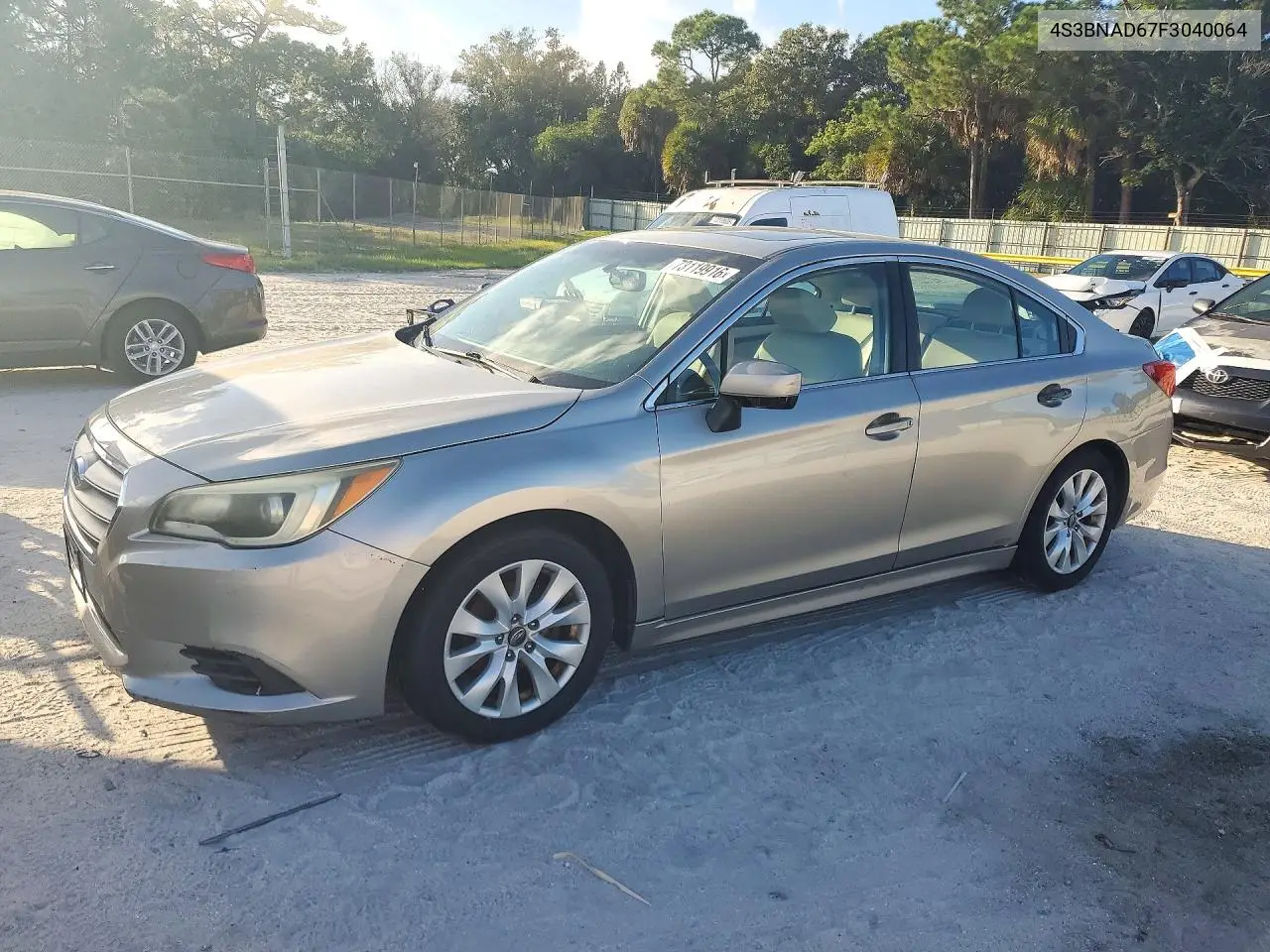 SUBARU LEGACY 2015, VIN 4S3BNAD67F3040064