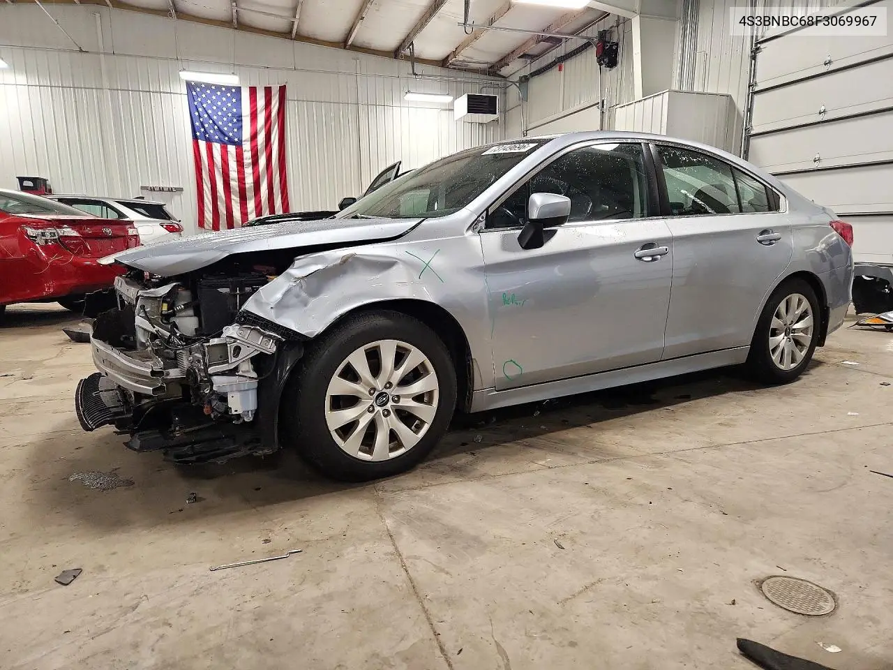 SUBARU LEGACY 2015, VIN 4S3BNBC68F3069967