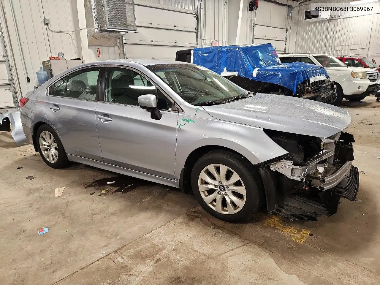 2015 SUBARU LEGACY VIN 4S3BNBC68F3069967 — фото 4