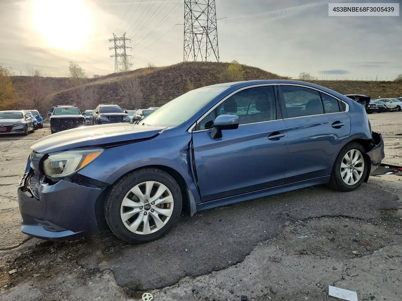SUBARU LEGACY 2015, VIN 4S3BNBE68F3005439