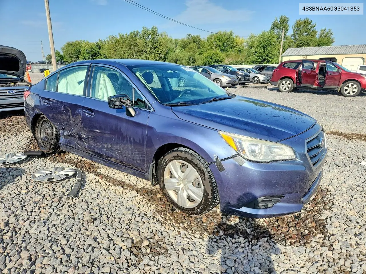 2016 SUBARU LEGACY VIN 4S3BNAA60G3041353 — фото 4