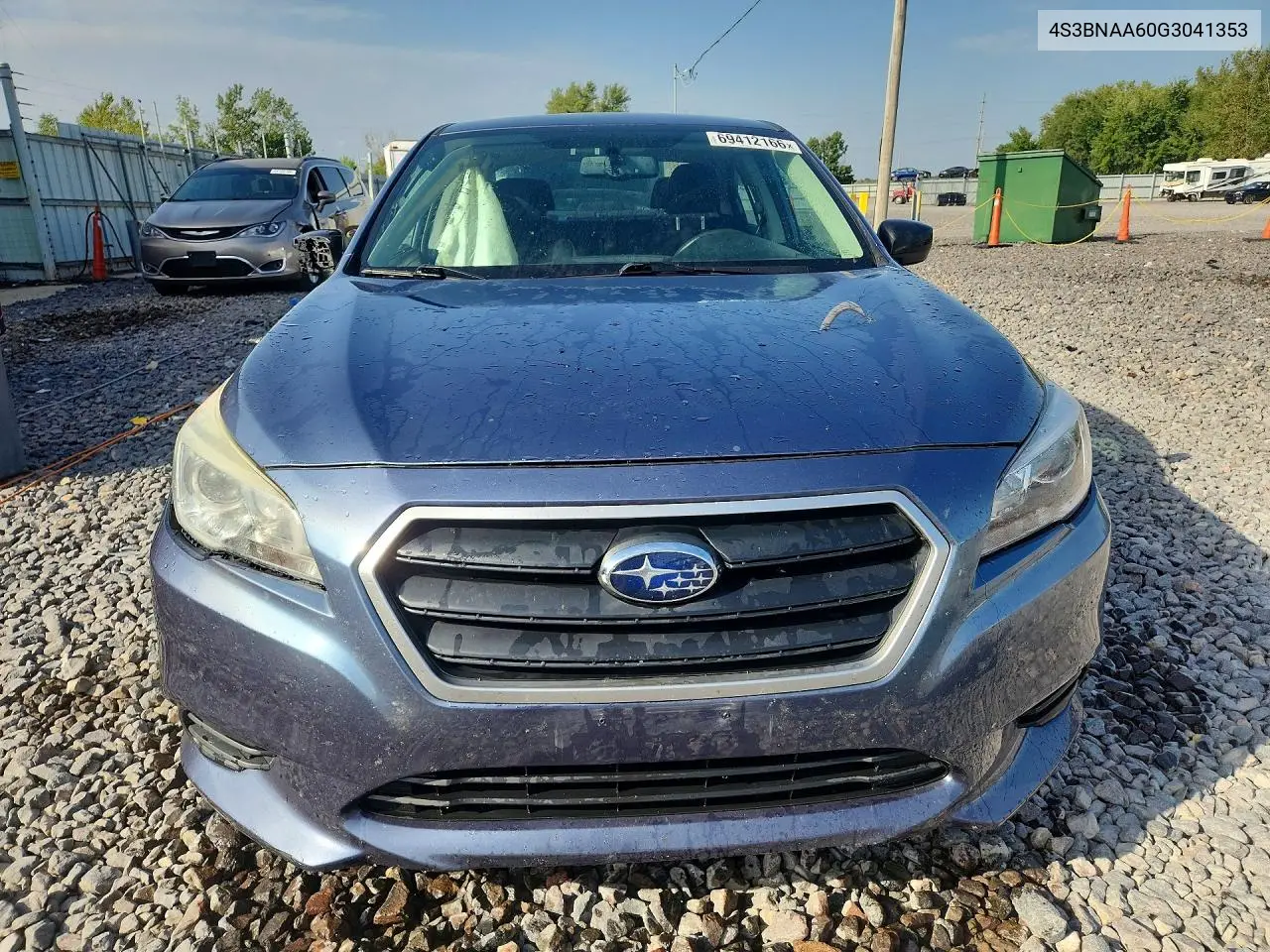 2016 SUBARU LEGACY VIN 4S3BNAA60G3041353 — фото 5