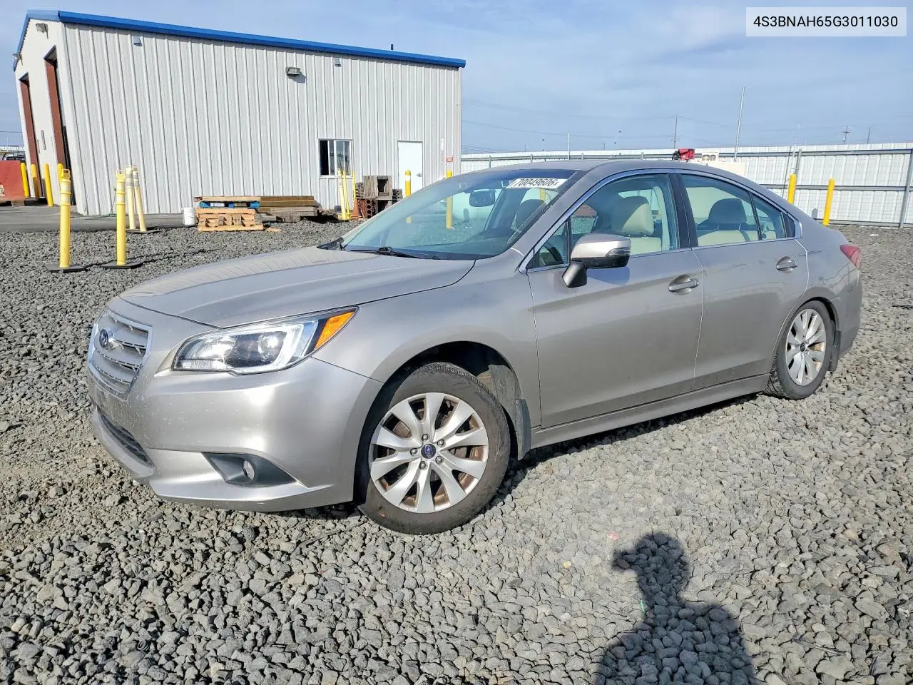 SUBARU LEGACY 2016, VIN 4S3BNAH65G3011030