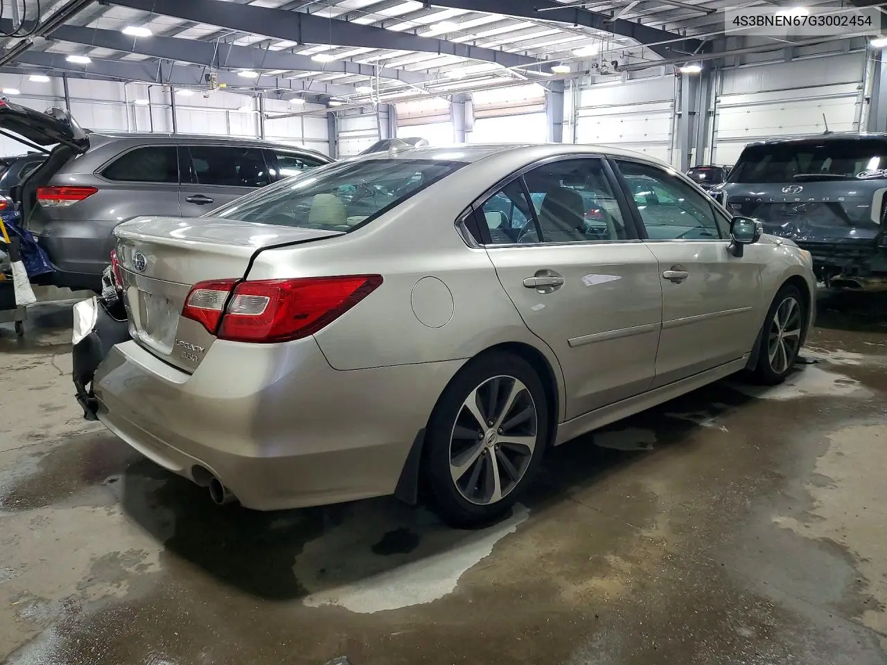 2016 SUBARU LEGACY VIN 4S3BNEN67G3002454 — фото 3