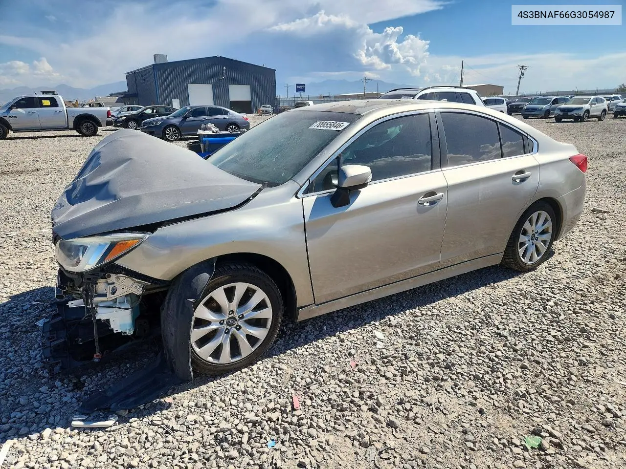 SUBARU LEGACY 2016, VIN 4S3BNAF66G3054987