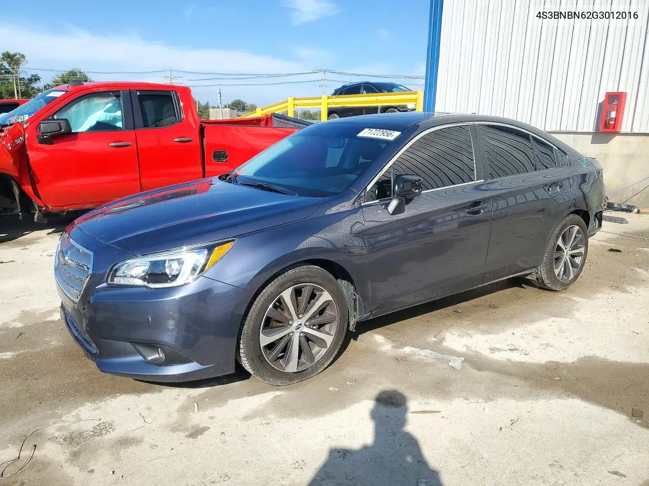 SUBARU LEGACY 2016, VIN 4S3BNBN62G3012016
