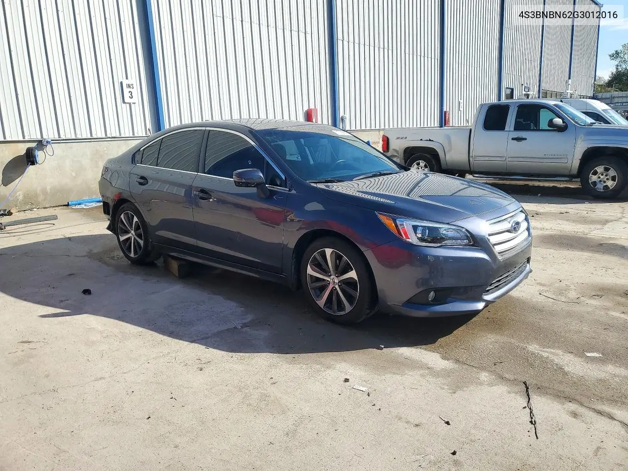 2016 SUBARU LEGACY VIN 4S3BNBN62G3012016 — фото 4