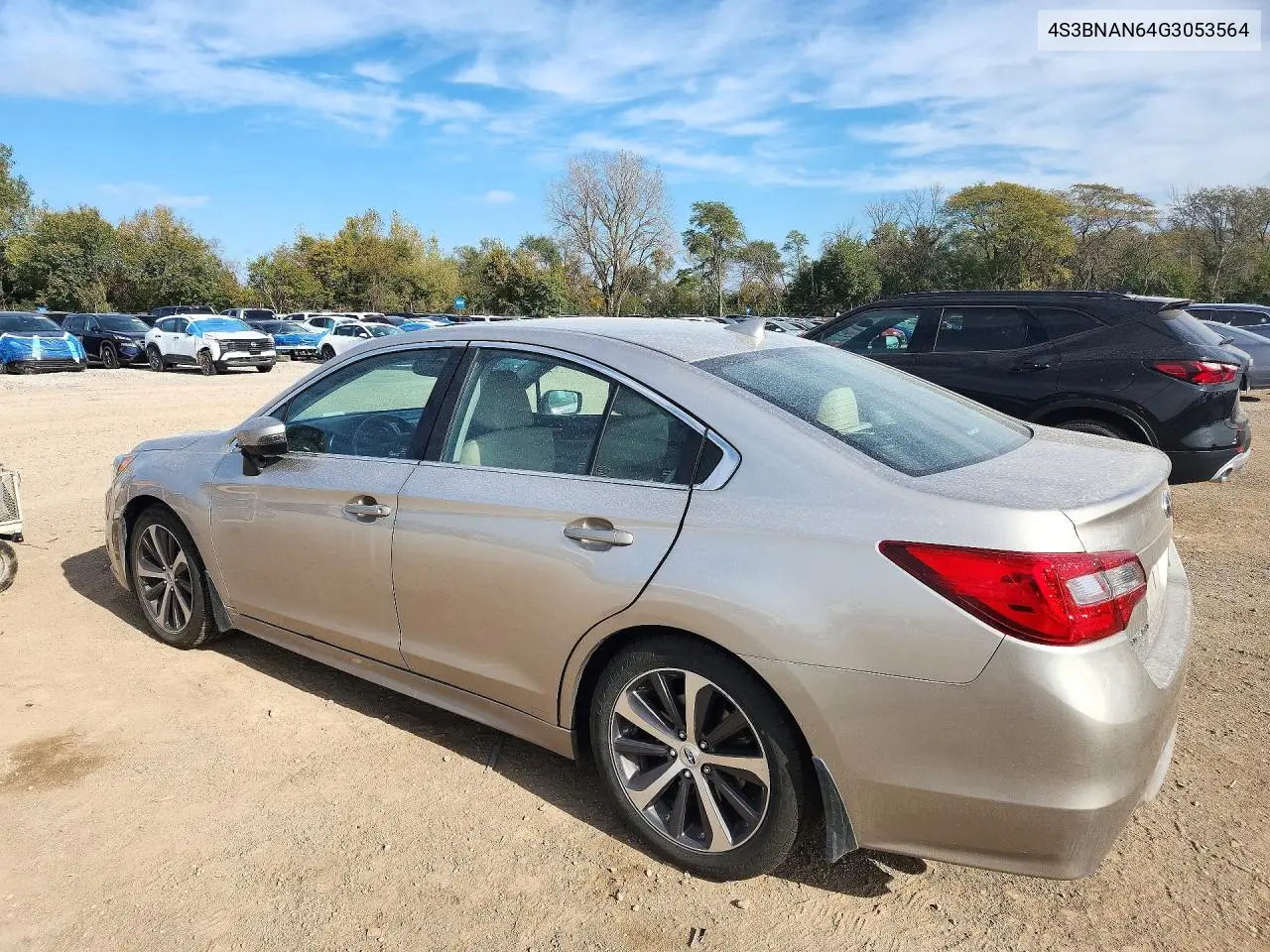 2016 SUBARU LEGACY VIN 4S3BNAN64G3053564 — фото 2