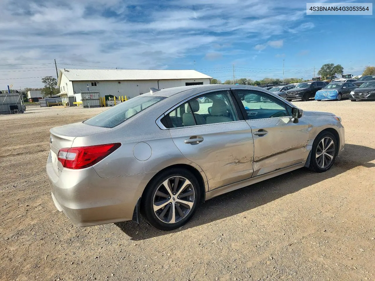 2016 SUBARU LEGACY VIN 4S3BNAN64G3053564 — фото 3