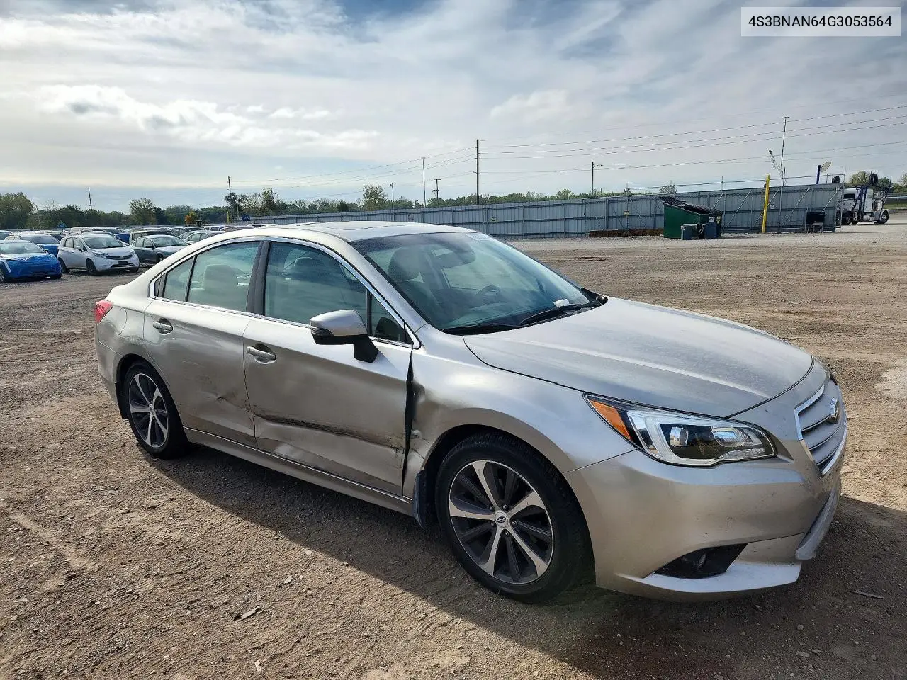 2016 SUBARU LEGACY VIN 4S3BNAN64G3053564 — фото 4