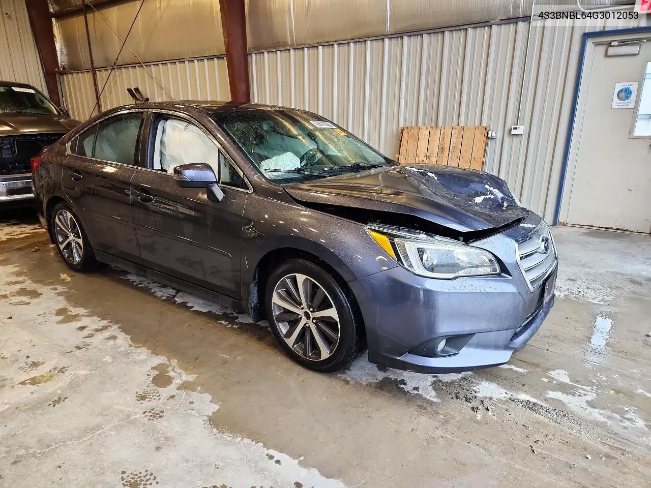 2016 SUBARU LEGACY VIN 4S3BNBL64G3012053 — фото 4