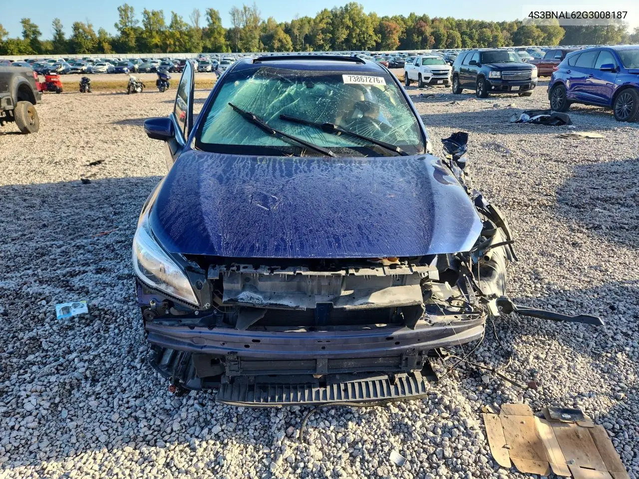 SUBARU LEGACY 2016, VIN 4S3BNAL62G3008187