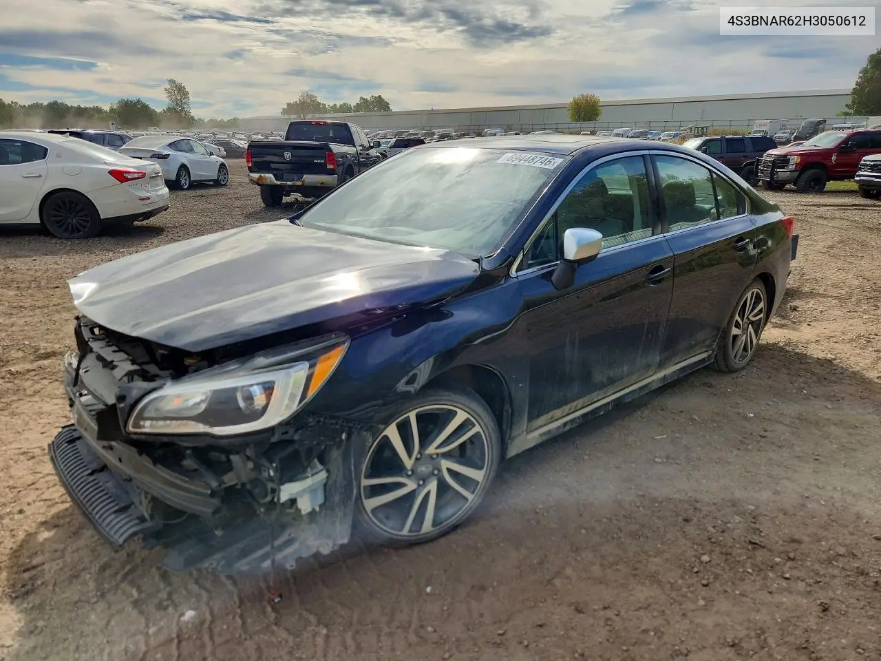 SUBARU LEGACY 2017, VIN 4S3BNAR62H3050612
