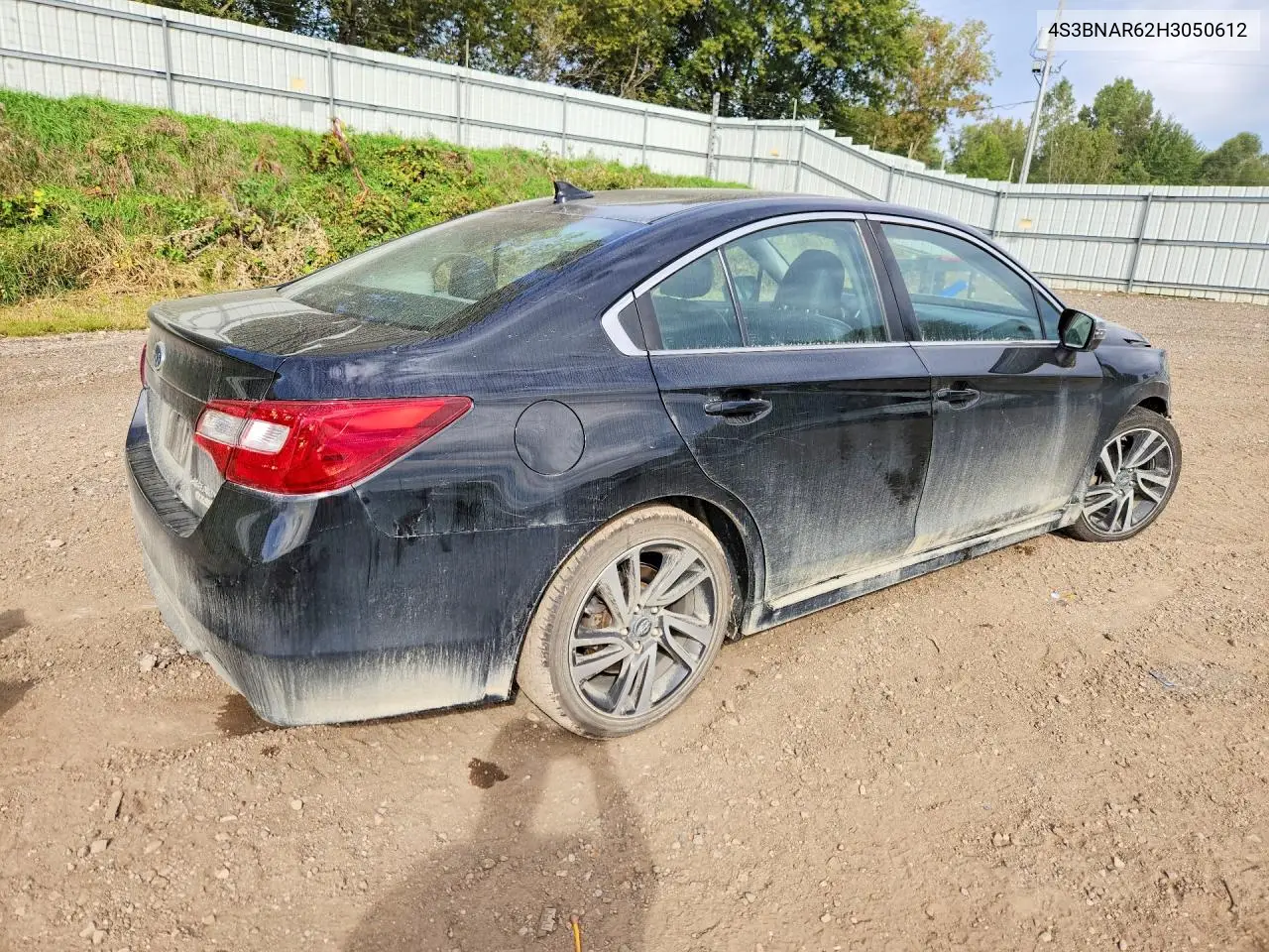2017 SUBARU LEGACY VIN 4S3BNAR62H3050612 — фото 3