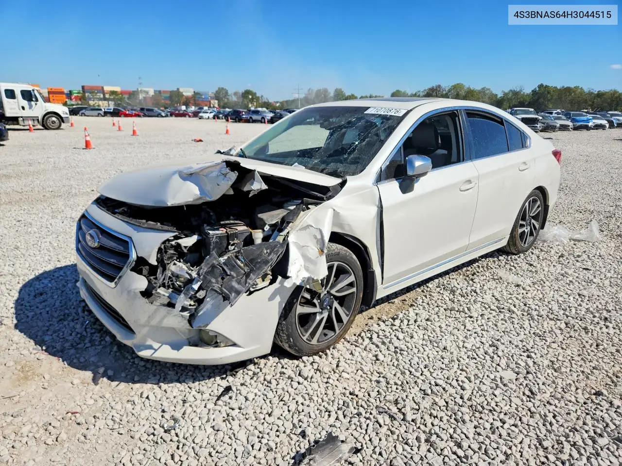 SUBARU LEGACY 2017, VIN 4S3BNAS64H3044515