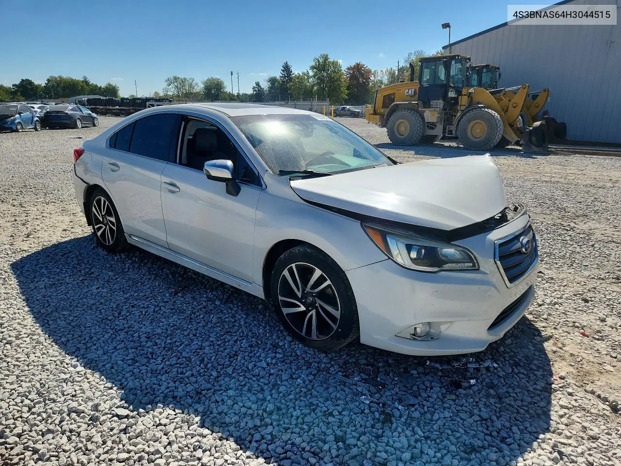 2017 SUBARU LEGACY VIN 4S3BNAS64H3044515 — фото 4