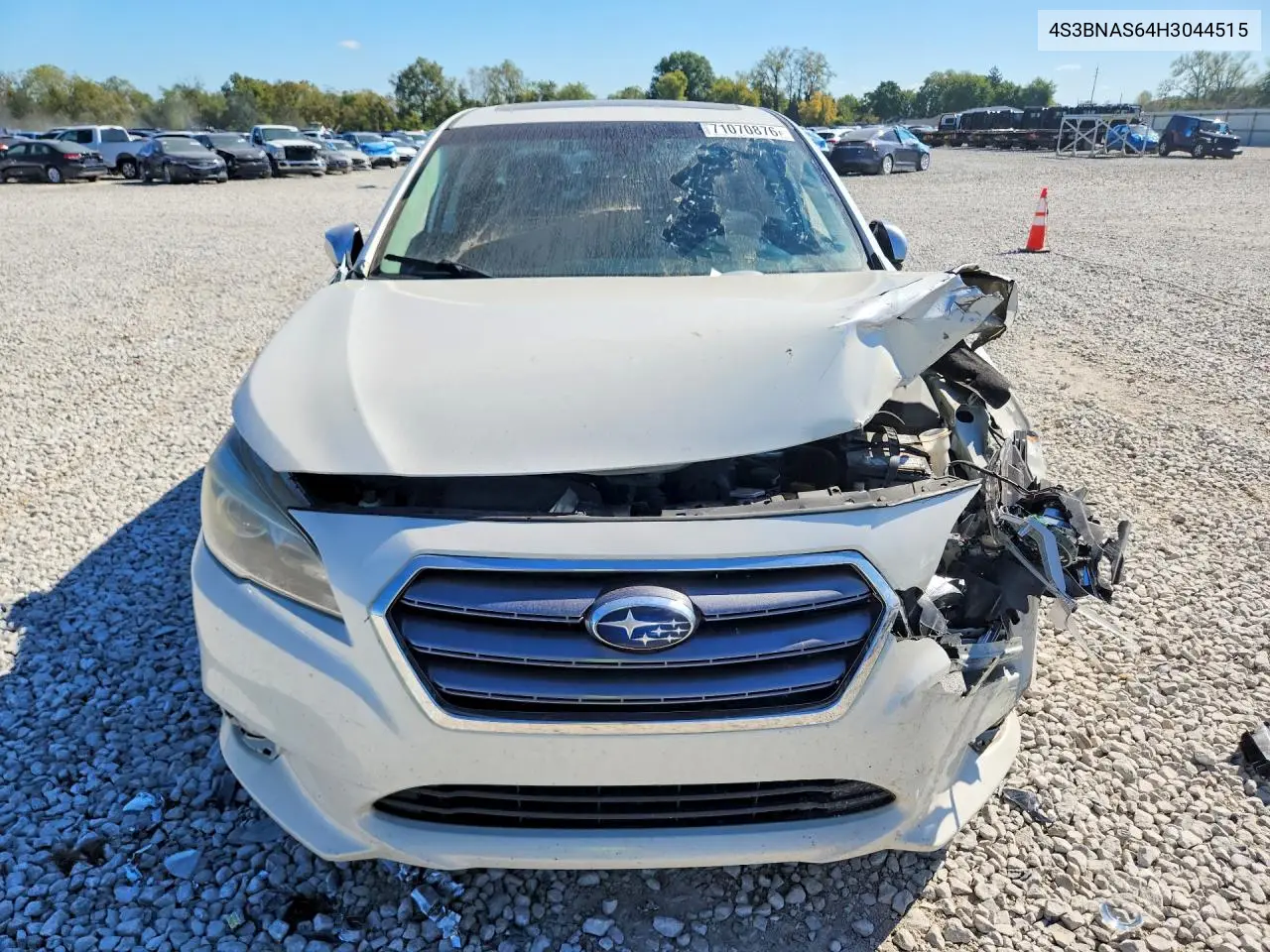 2017 SUBARU LEGACY VIN 4S3BNAS64H3044515 — фото 5