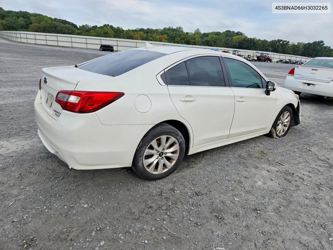 2017 SUBARU LEGACY VIN 4S3BNAD66H3032265 — фото 3
