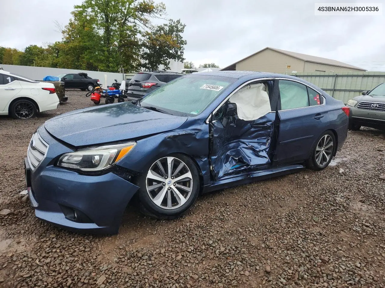 SUBARU LEGACY 2017, VIN 4S3BNAN62H3005336