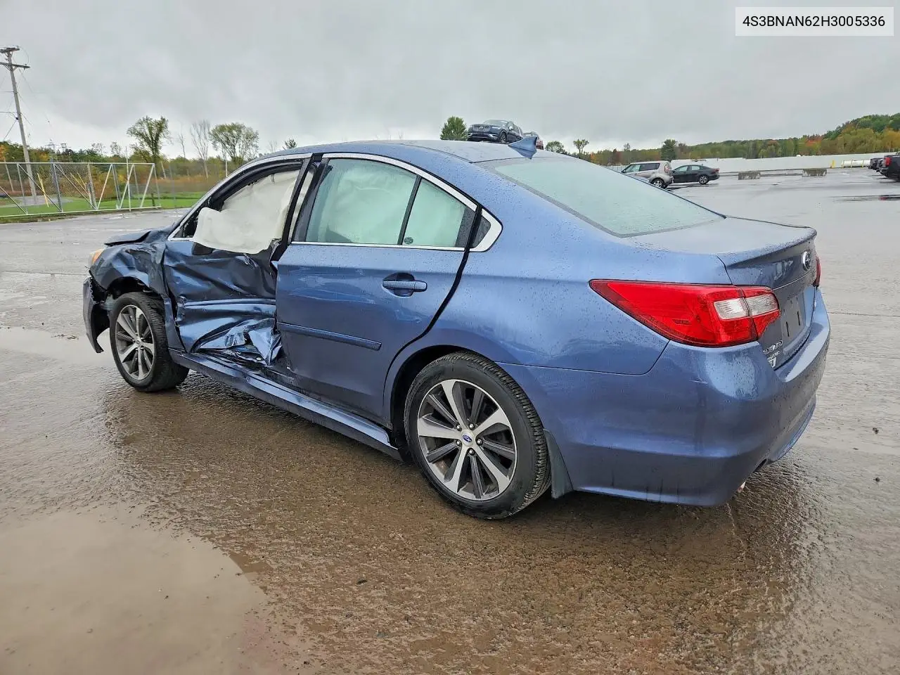 2017 SUBARU LEGACY VIN 4S3BNAN62H3005336 — фото 2
