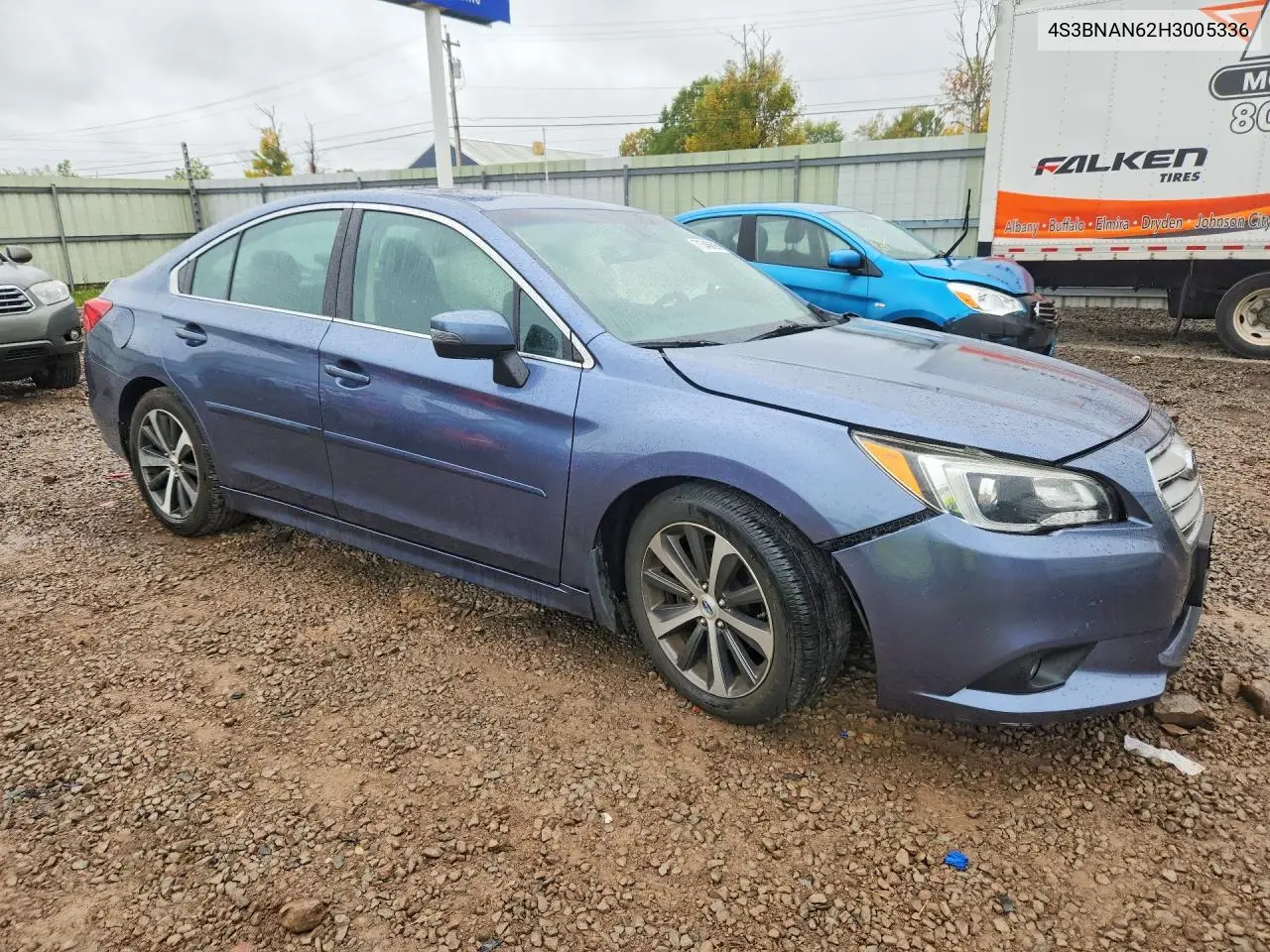 2017 SUBARU LEGACY VIN 4S3BNAN62H3005336 — фото 4