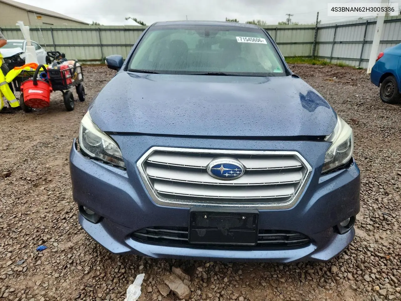 2017 SUBARU LEGACY VIN 4S3BNAN62H3005336 — фото 5