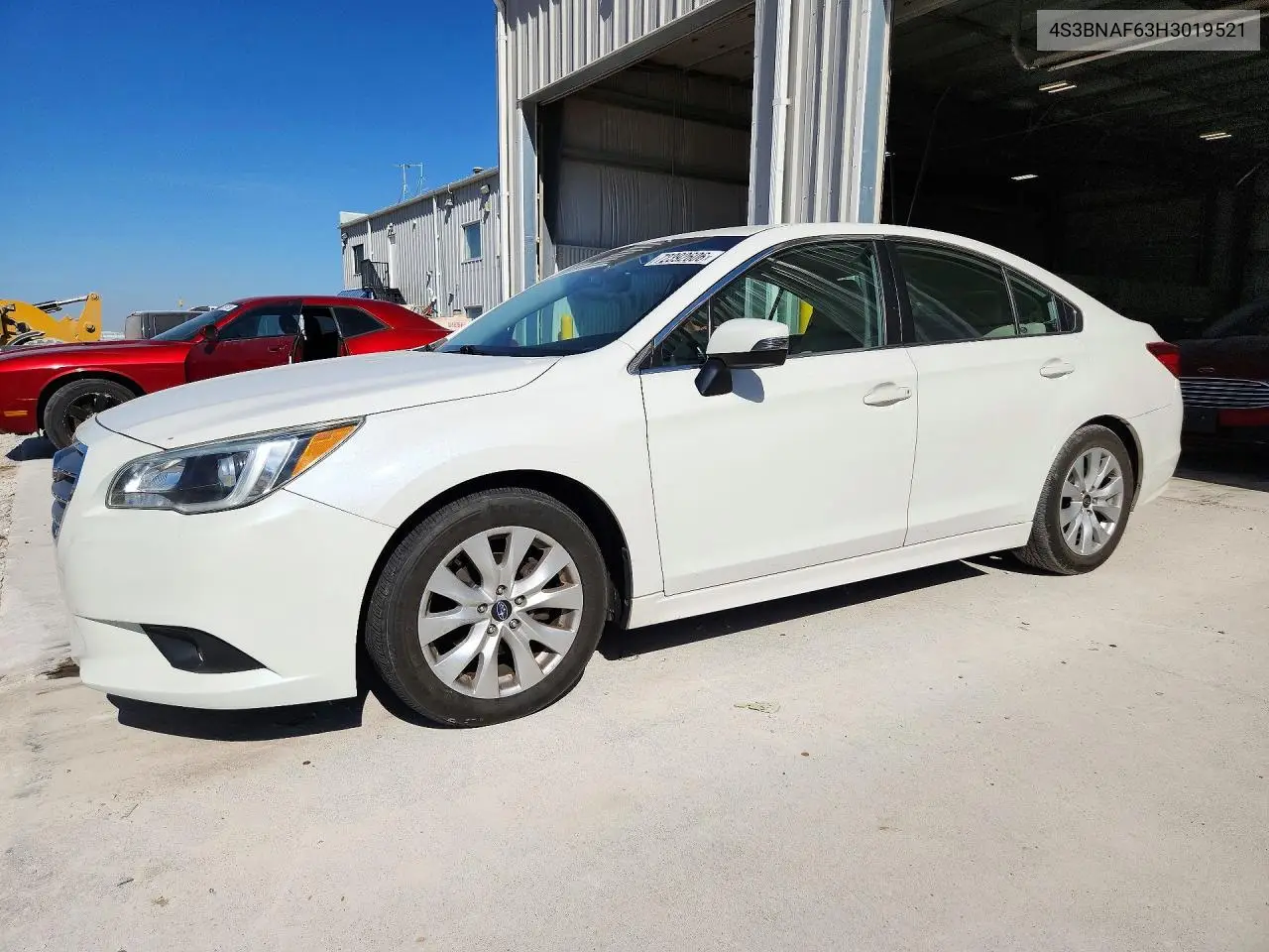 SUBARU LEGACY 2017, VIN 4S3BNAF63H3019521