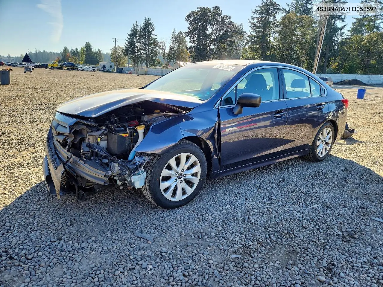 SUBARU LEGACY 2017, VIN 4S3BNAB67H3052592