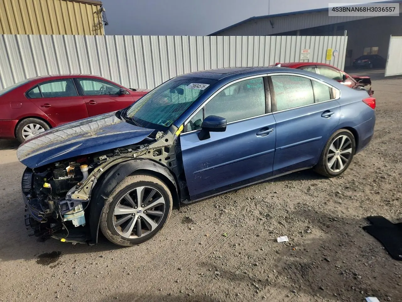 SUBARU LEGACY 2017, VIN 4S3BNAN68H3036557