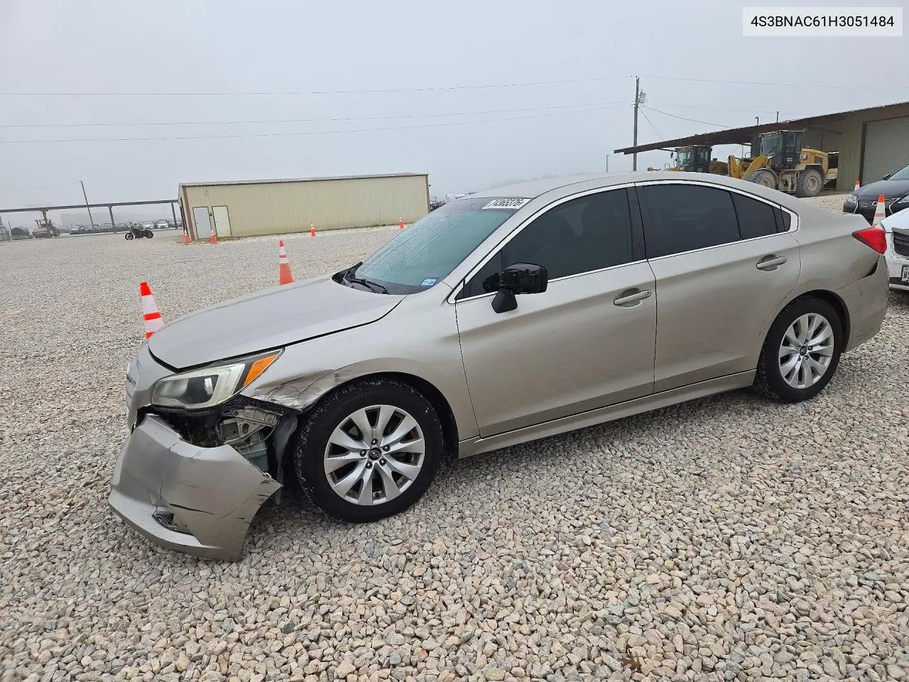 SUBARU LEGACY 2017, VIN 4S3BNAC61H3051484