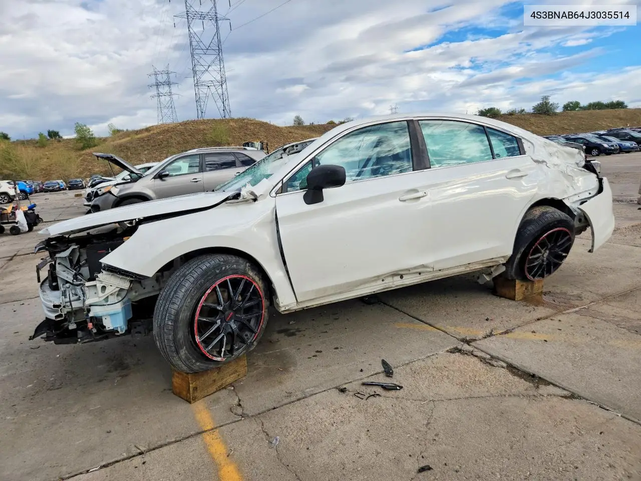 SUBARU LEGACY 2018, VIN 4S3BNAB64J3035514