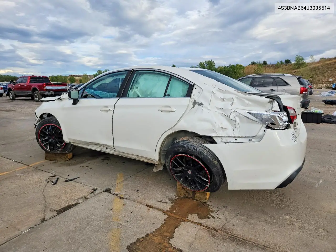 2018 SUBARU LEGACY VIN 4S3BNAB64J3035514 — фото 2