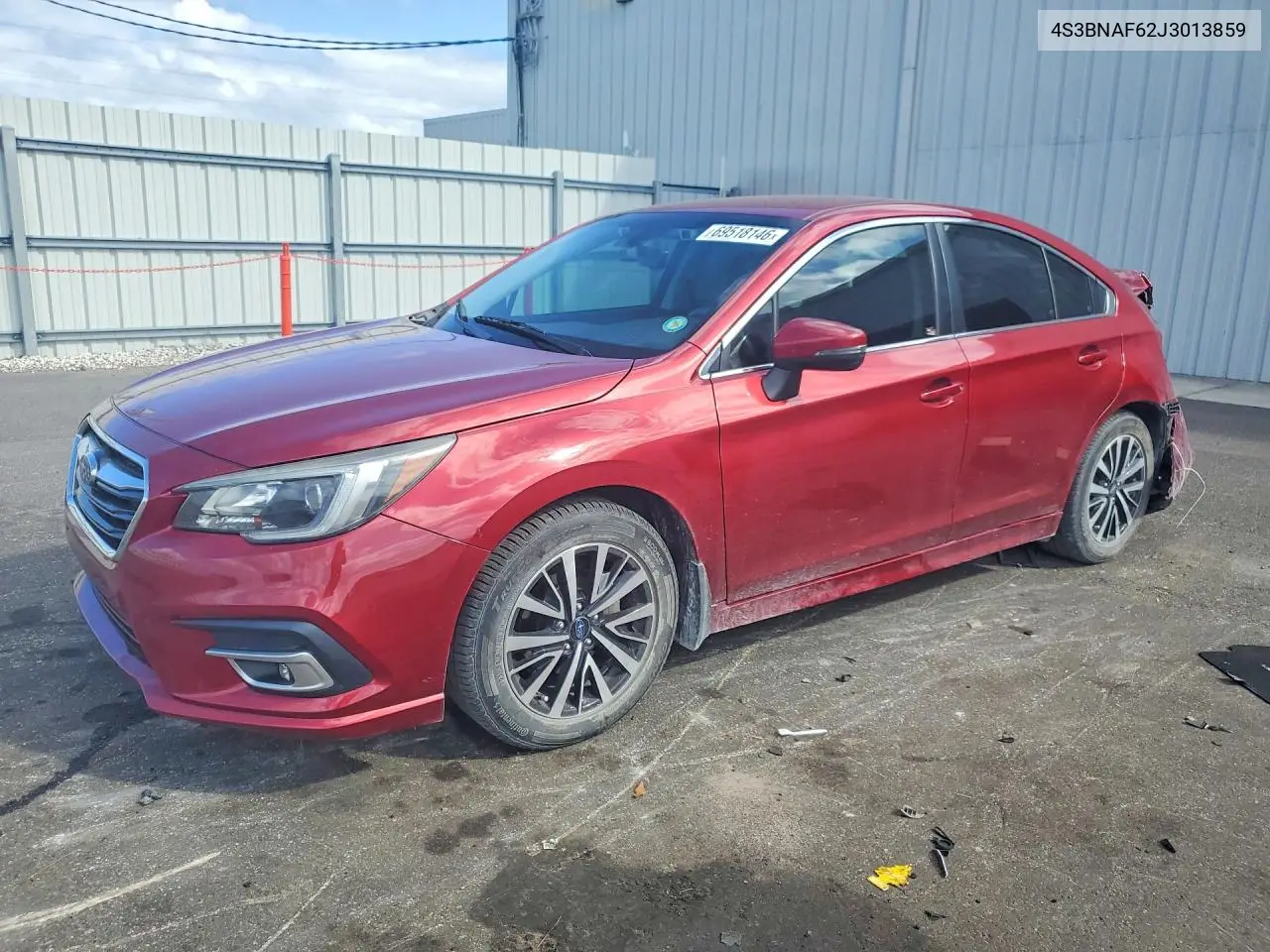 SUBARU LEGACY 2018, VIN 4S3BNAF62J3013859