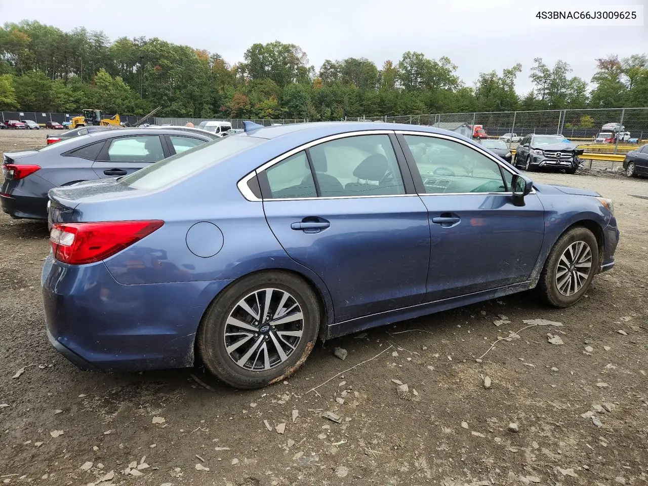 2018 SUBARU LEGACY VIN 4S3BNAC66J3009625 — фото 3