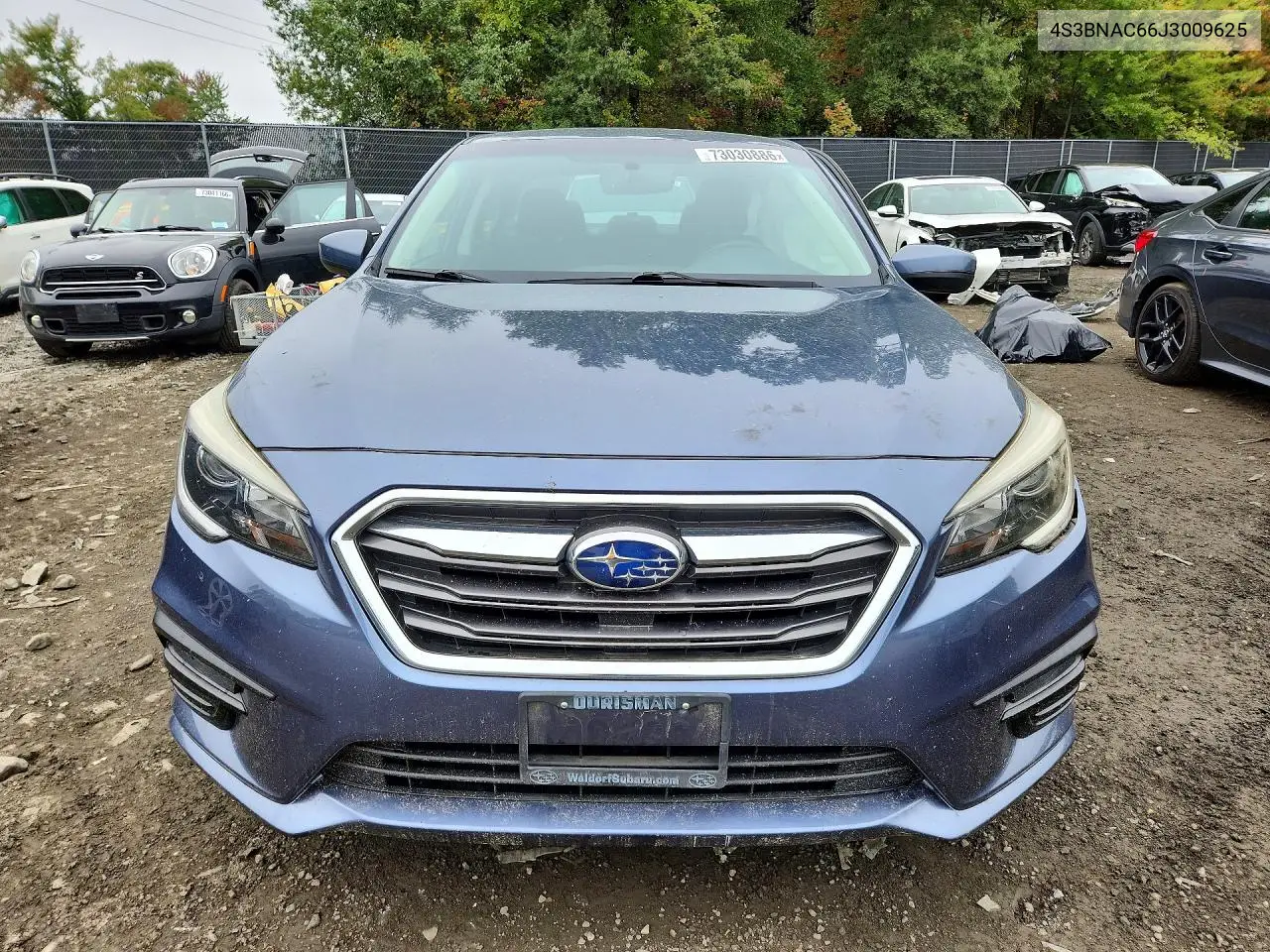 2018 SUBARU LEGACY VIN 4S3BNAC66J3009625 — фото 5