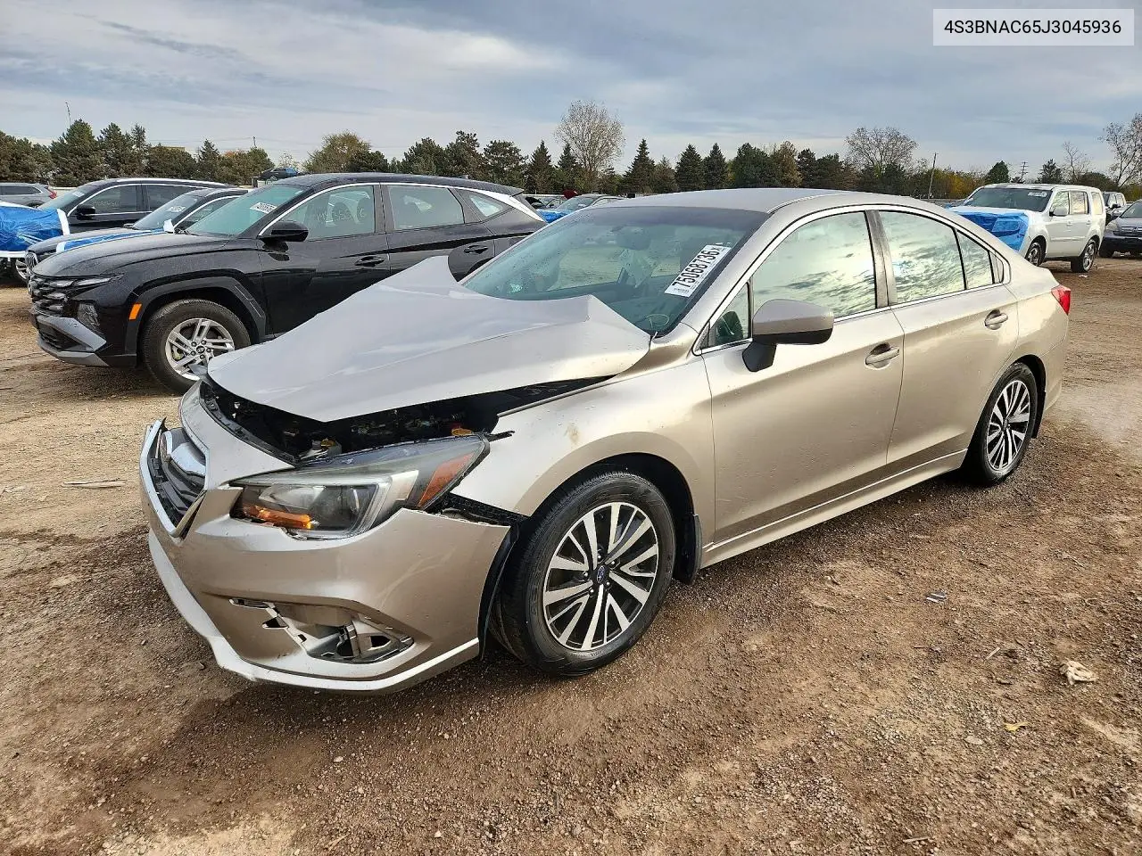 SUBARU LEGACY 2018, VIN 4S3BNAC65J3045936