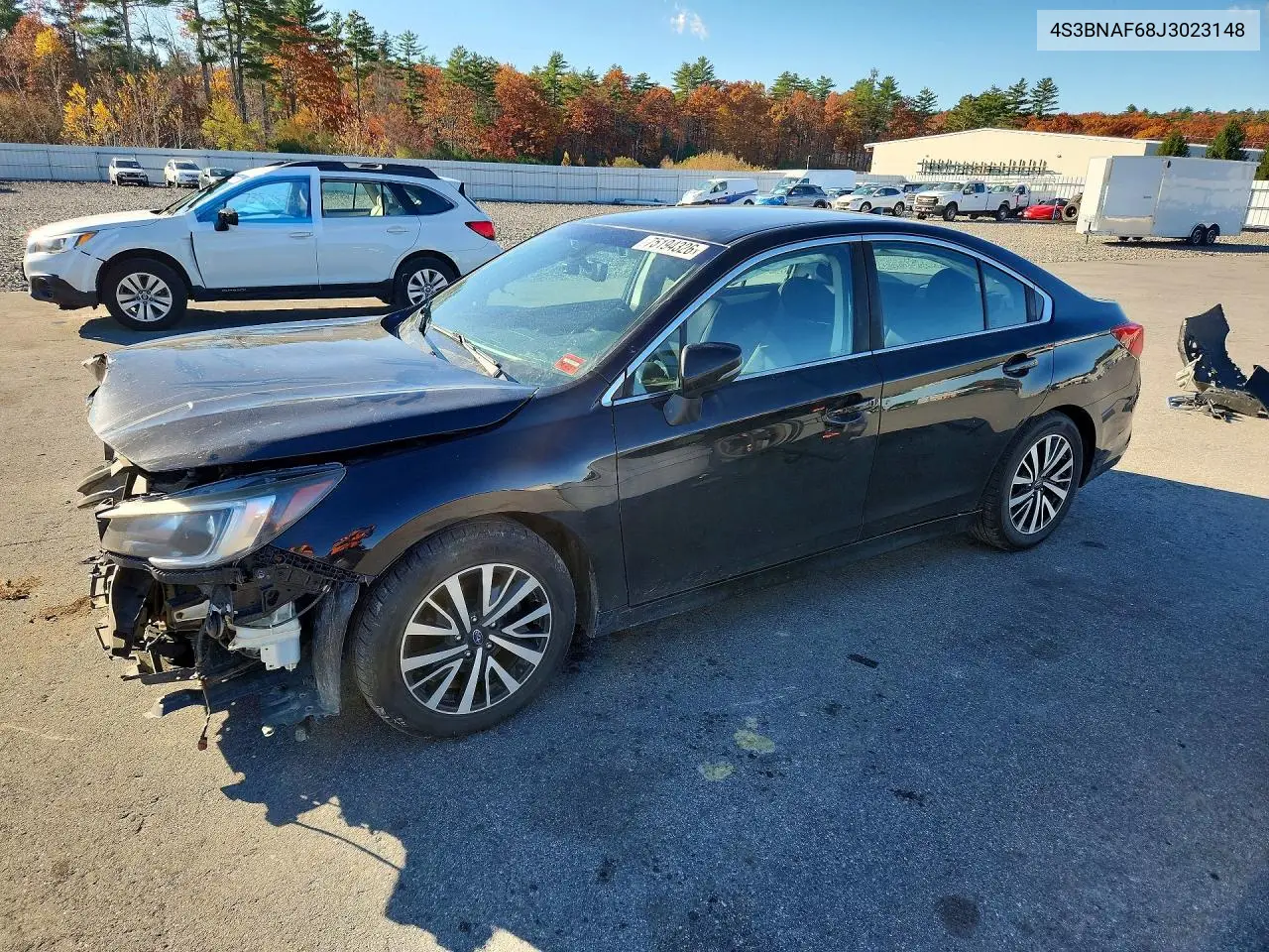 SUBARU LEGACY 2018, VIN 4S3BNAF68J3023148