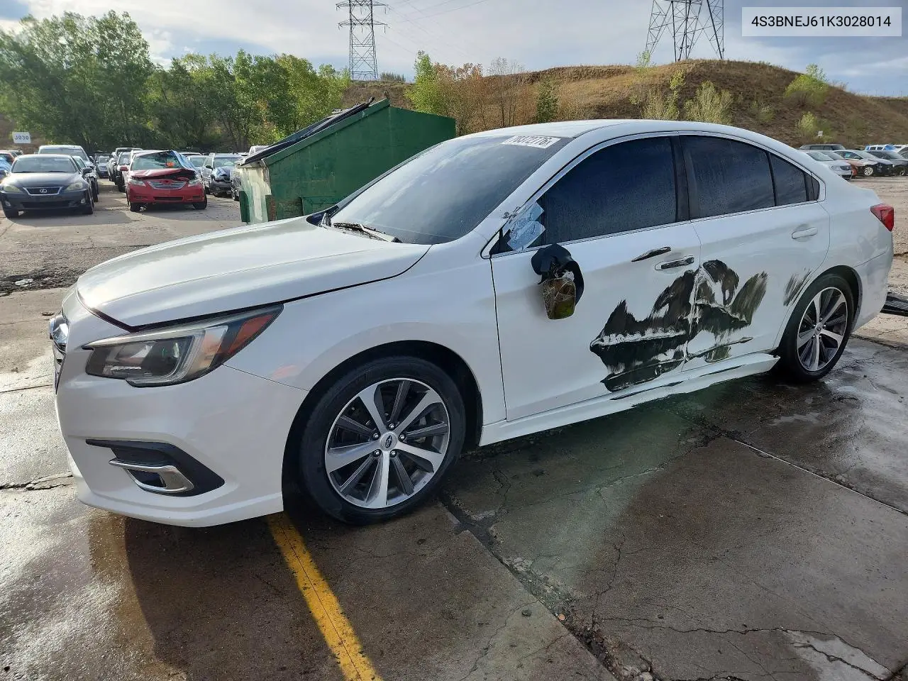 SUBARU LEGACY 2019, VIN 4S3BNEJ61K3028014