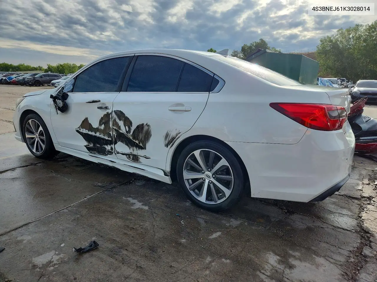 2019 SUBARU LEGACY VIN 4S3BNEJ61K3028014 — фото 2