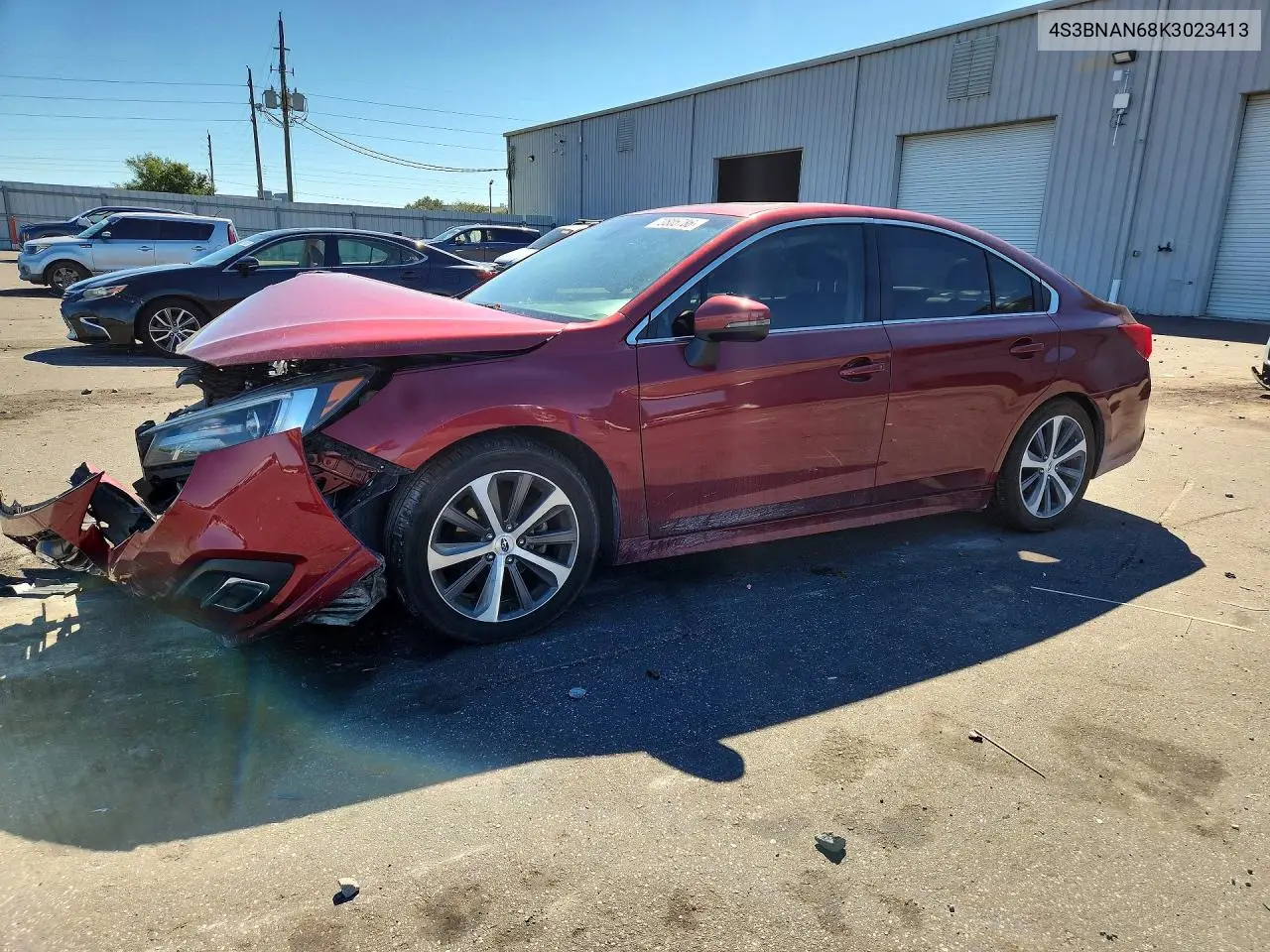 SUBARU LEGACY 2019, VIN 4S3BNAN68K3023413