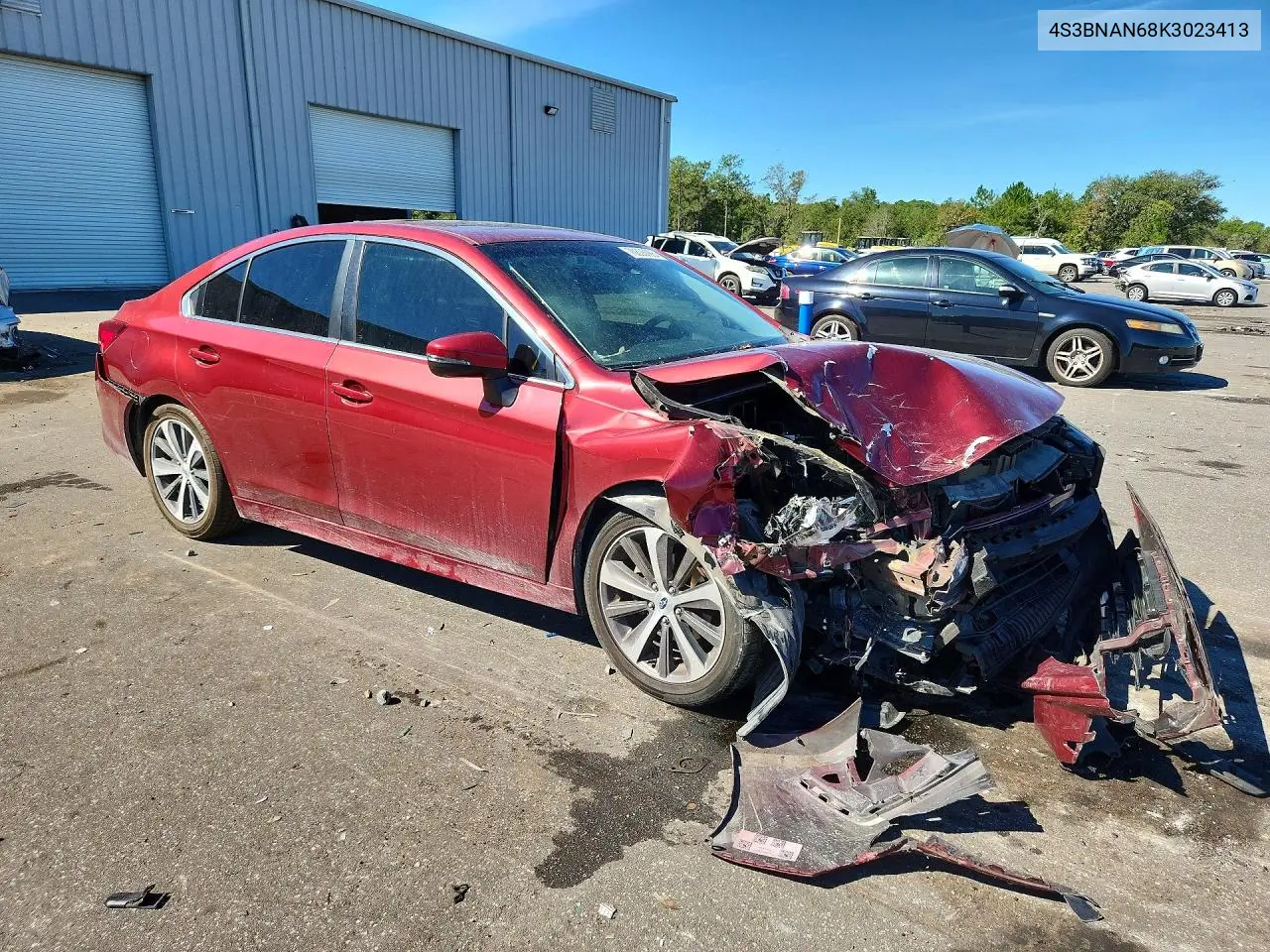 2019 SUBARU LEGACY VIN 4S3BNAN68K3023413 — фото 4