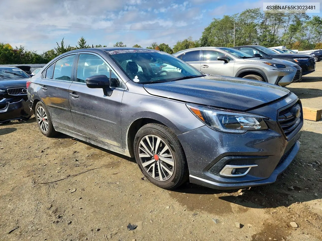 2019 SUBARU LEGACY VIN 4S3BNAF65K3023481 — фото 4