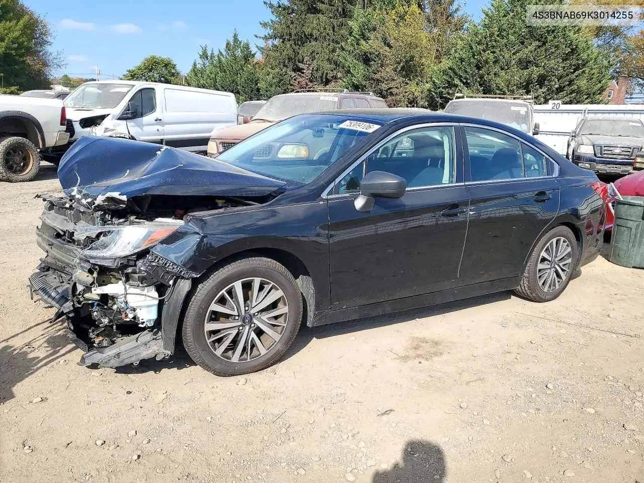 SUBARU LEGACY 2019, VIN 4S3BNAB69K3014255