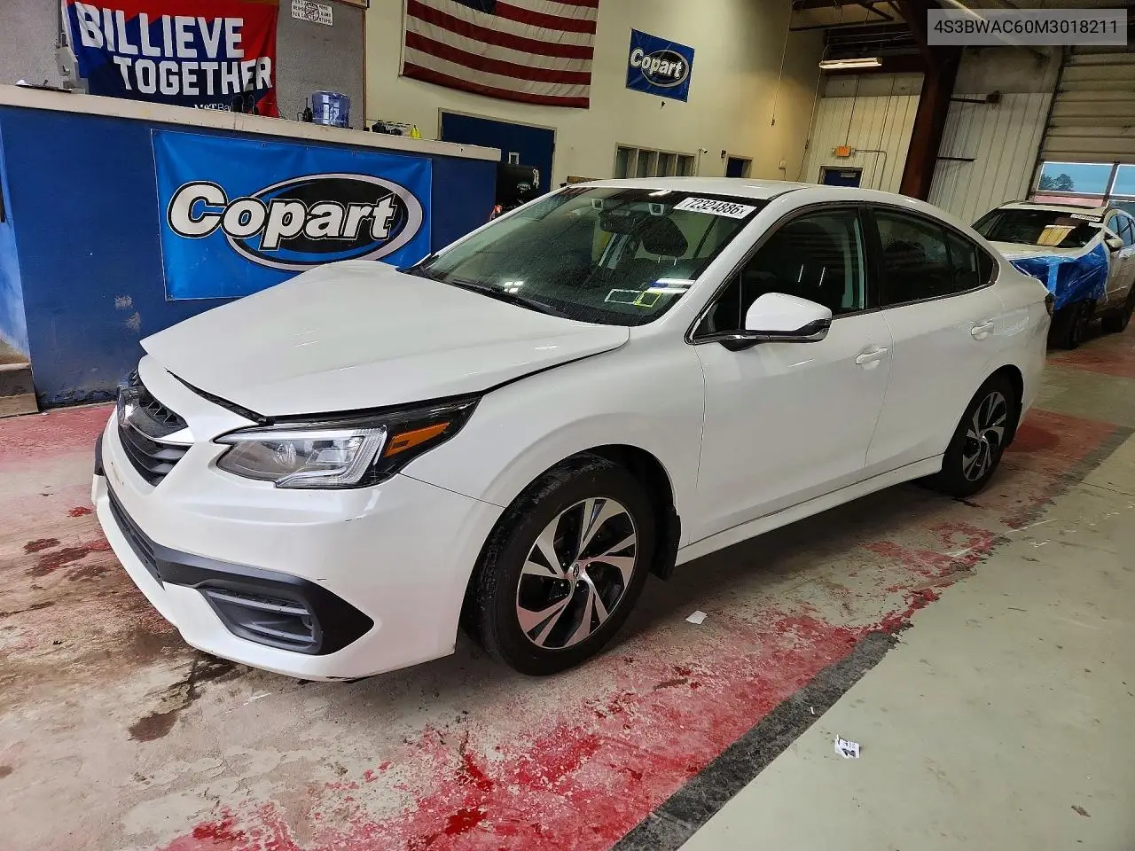 SUBARU LEGACY 2021, VIN 4S3BWAC60M3018211